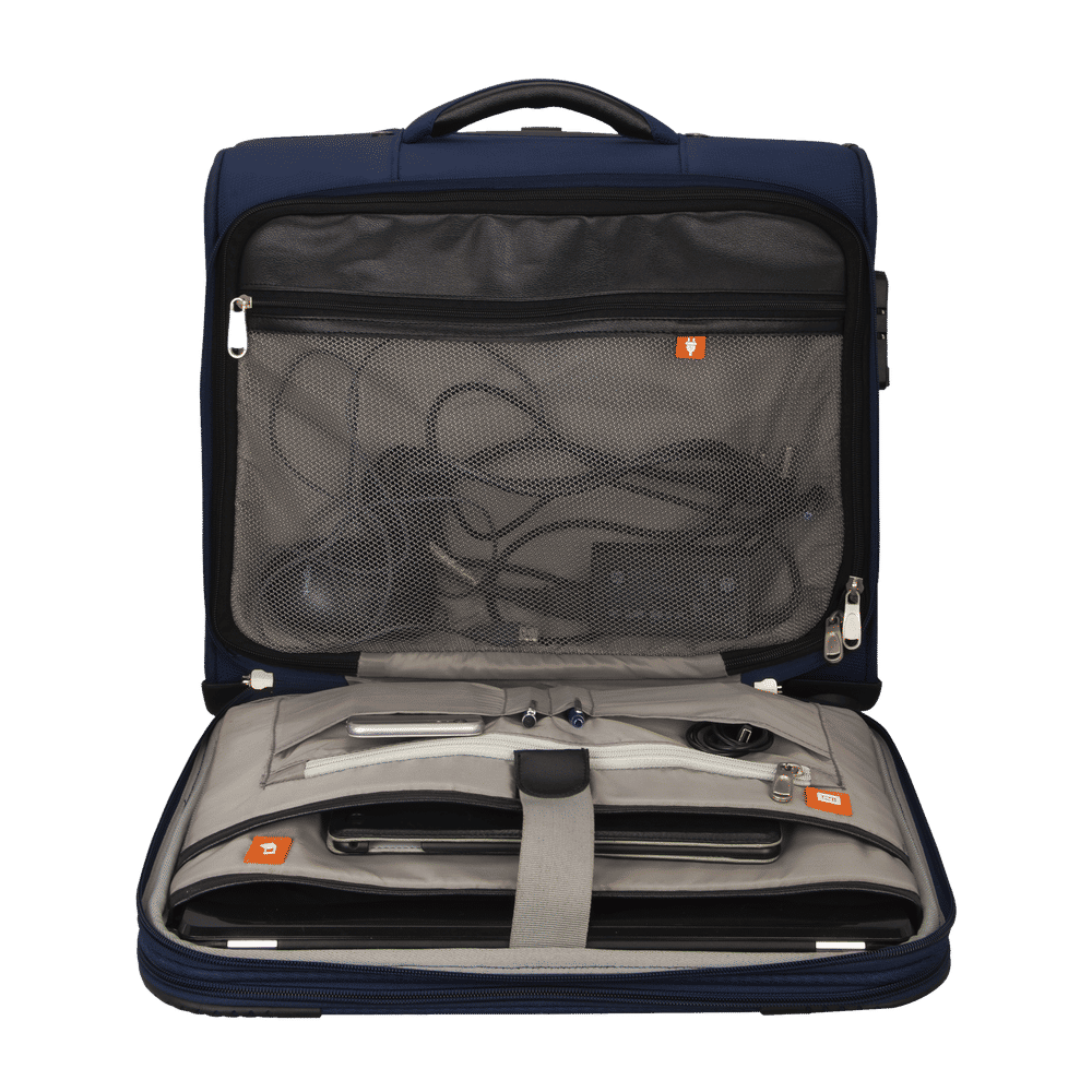 Buy Croma Laptop Trolley Bag (Cabin Size, 360Degree Wheels